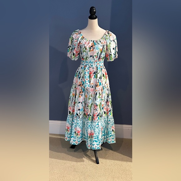 crown & ivy Dresses & Skirts - Crown & Ivy Multicolor Floral Maxi Dress Size Large